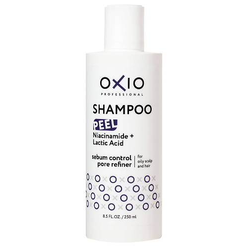 Шампунь для волос OXIO PROFESSIONAL Шампунь с эффектом глубокого очищения для жирной кожи головы серии OXIO PEEL шампуни malle шампунь для глубокого очищения волос и кожи головы хельсинки