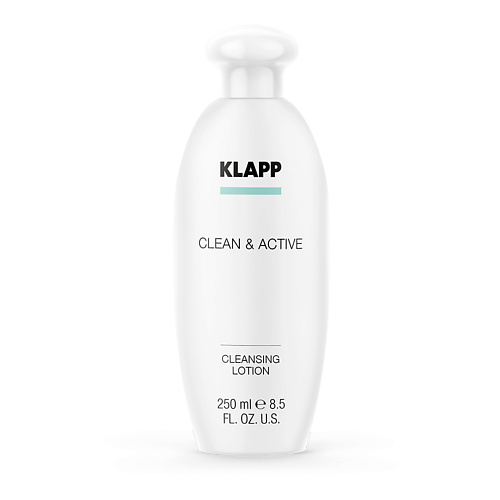 фото Klapp cosmetics очищающее молочко clean&active cleansing lotion