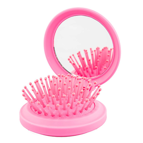 LADY PINK Щетка для волос BASIC bright массажная мини круглая soft touch lady pink украшение для животных