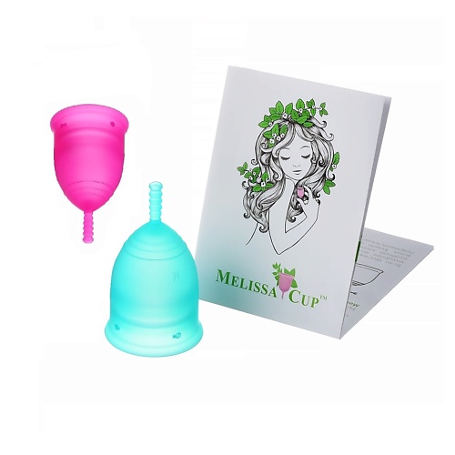 Средства для гигиены MELISSACUP Набор из 2-х менструальных чаш SIMPLY TWO размер M+S цвет сирень+черника