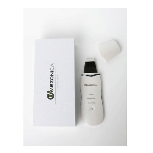 MEZONICA Аппарат ультразвуковой чистки лица, скрабер, белый аппарат для ультразвуковой чистки лица evo beauty с лифтинг эффектом