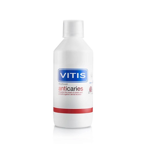 DENTAID Ополаскиватель для полости рта VITIS Anticaries 500 lp care ополаскиватель для полости рта dental extra mint 250 0