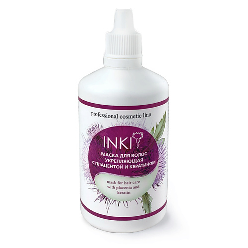 INKI Маска для волос увлажняющая Инки профессиональное средство для распрямления с кератином 100