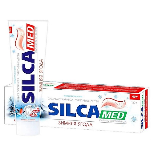 SILCAMED Зубная паста Зимняя Ягода - защита десен от бактерий