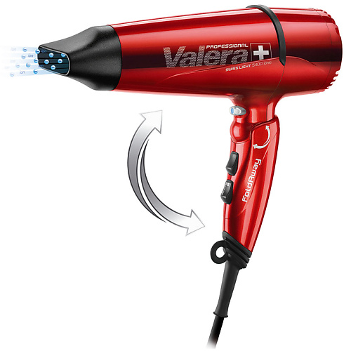Valera Фен SL5400T red для волос профессиональный, складной