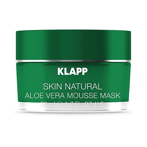 Уход за лицом KLAPP Cosmetics Маска-мусс Алое Вера SKIN NATURAL Aloe Vera Mousse Mask 50