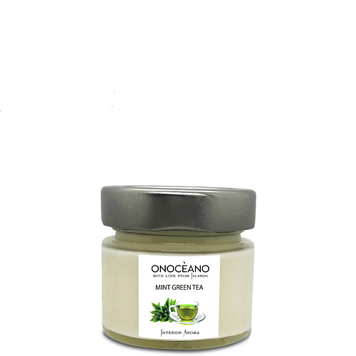 ONOCEANO Свеча ароматическая Зеленый чай и Мята 100 onoceano свеча ароматическая мята и шоколад 100