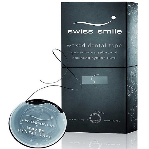SWISS SMILE Вощеная зубная лента 70 emra зубная паста brilliant smile 25