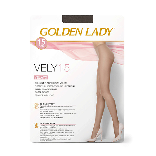 GOLDEN LADY Колготки женские 15 den VELY Fumo 5 golden lady носки mio укороченные 2 пары bianco 39 41