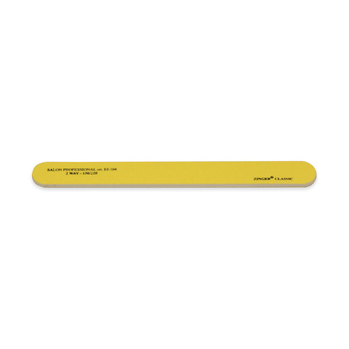 ZINGER пилка для ногтей Classic EJ 104 150/220 пилка для маникюра zinger полировочная 4 стороны