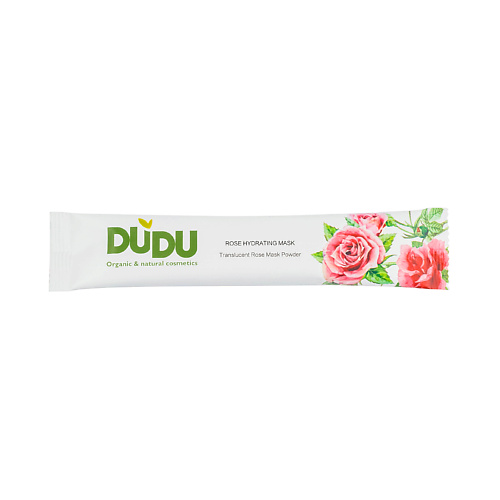 фото Dudu альгинатная маска с лепестками роз увлажняющая