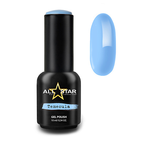 ALL STAR PROFESSIONAL Гель-лак для ногтей Blue виброхвост helios trofey star blue