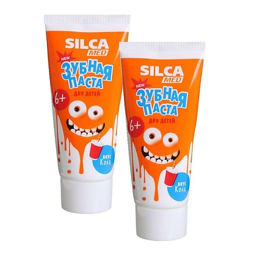 SILCAMED Зубная паста детская 6+ Кола