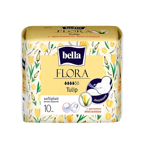 BELLA Прокладки FLORA Tulip 10.0