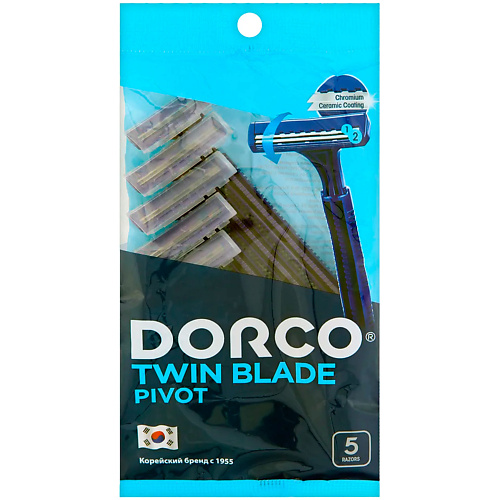 цена Станок для бритья DORCO Бритвы одноразовые TD702, 2-лезвийные