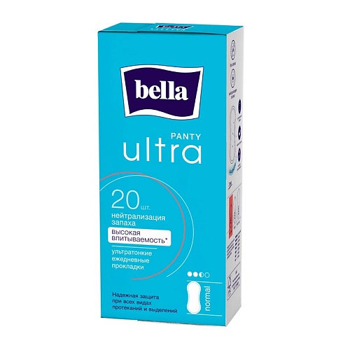 Bella BELLA Прокладки ежедневные супертонкие PANTY ULTRA Normal прокладки bella perfecta ultra violet deo fresh 20 шт