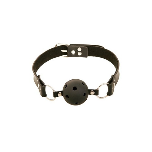 PIPEDREAM Кляп с отверстиями Breathable Ball Gag pipedream металлические наручники с черным мехом fetish fantasy series beginner s furry cuffs