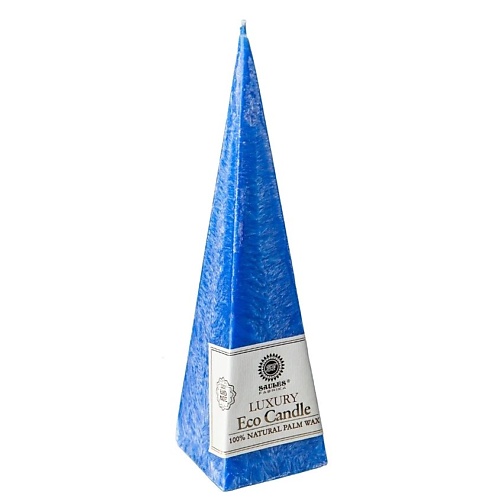 Свеча декоративная SAULES FABRIKA Свеча Пирамида Синяя свеча декоративная saules fabrika свеча шар оникс