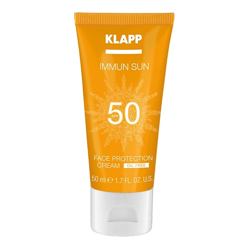 KLAPP COSMETICS Солнцезащитный крем для лица IMMUN SUN Face Protection Cream SPF50 50