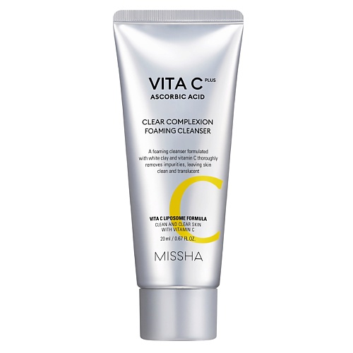 

MISSHA Очищающая пенка с витамином С Vita C Plus Clear Foaming Cleanser