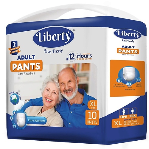 LIBERTY Подгузники-трусики Premium Pants XL 10 liberty подгузники трусики eco pants l 10