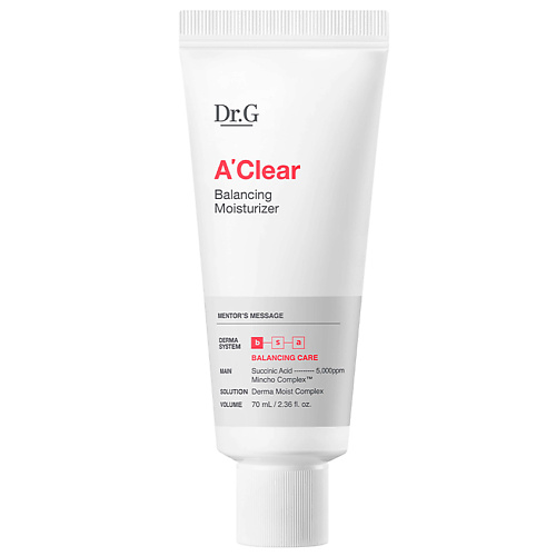 фото Dr.g эмульсия увлажняющая против несовершенства кожи «a'clear balancing moisturizer»