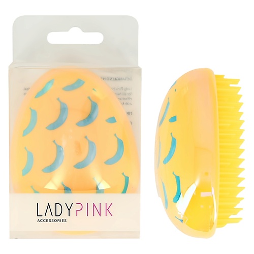 LADY PINK Расческа для волос распутывающая Бананы lady pink щетка для волос basic