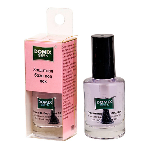 DOMIX GREEN Защитная база под лак domix масло для ногтей и кутикулы вишневый сироп sweet time 30 мл