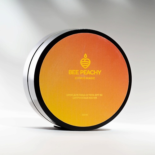 фото Bee peachy cosmetics крем для лица spf 50 цитрусовая магия