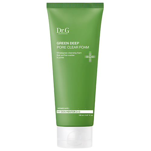 Средства для снятия макияжа Dr.G Пенка для умывания глубоко очищающая «GREEN DEEP PORE CLEAR FOAM» 150