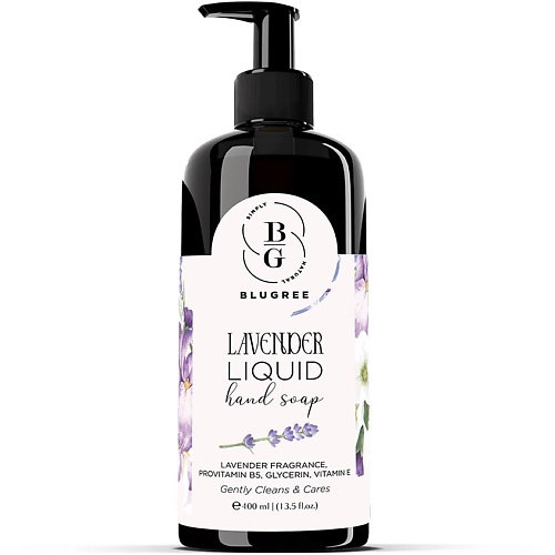 Мыло жидкое для умывания BLUGREE Жидкое мыло Лаванда жидкое мыло blugree lavender 400 мл