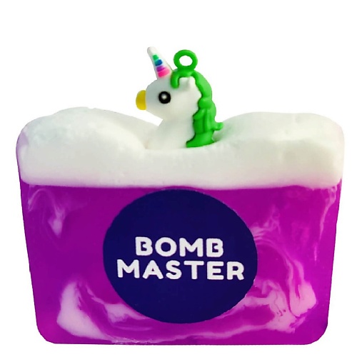 

BOMB MASTER Глицериновое мыло ручной работы с игрушкой Единорожка 1, Глицериновое мыло ручной работы с игрушкой Единорожка