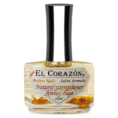 EL CORAZON №436 Natural strengthener Amber Base Выравнивающая база под лак el corazon 437 amber spa oil сыворотка для безобрезного маникюра 75