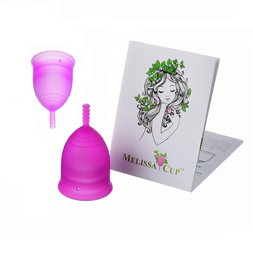 MELISSACUP Набор из 2-х менструальных чаш SIMPLY TWO размер M+S цвет сирень+черника