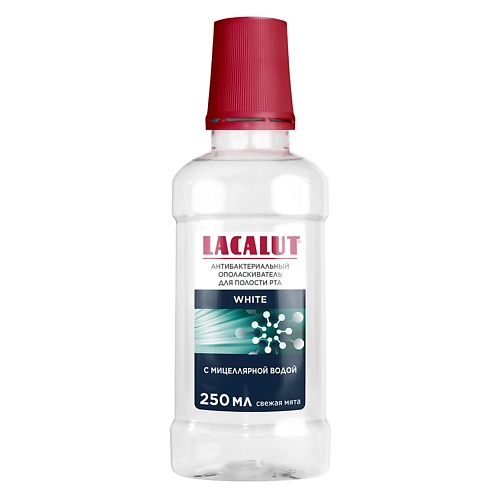 Уход за полостью рта LACALUT Ополаскиватель для полости рта White антибактериальный 250