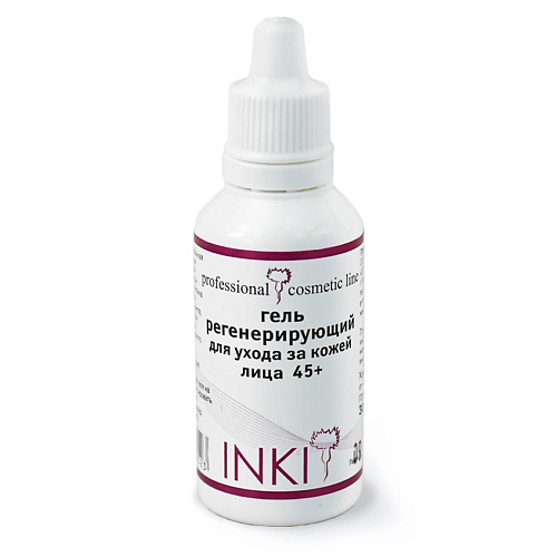 INKI Гель регенерирующий для ухода за кожей лица 45+ 30 dermlabone 1 гель для тела регенерирующий универсальный грейфрут 200