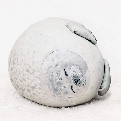 фото Funfur подушка игрушка тюлень xl