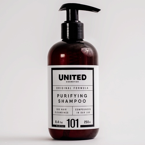 Шампунь для волос UNITED Cosmetics #101 шампунь для нормальных волос и жестких волос
