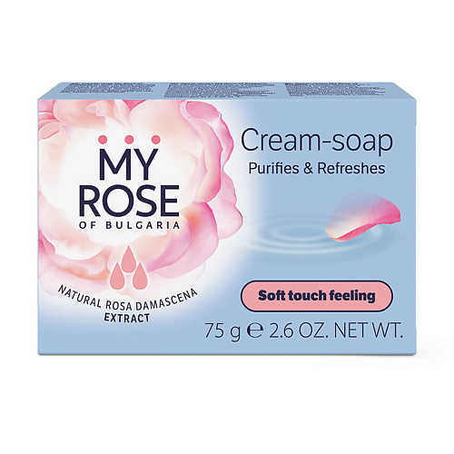 MY ROSE OF BULGARIA Крем-мыло Cream Soap