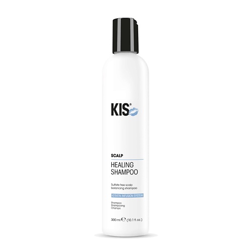 KIS KeraScalp Healing Shampoo - профессиональный кератиновый шампунь 300 kis keraclean volume shampoo профессиональный кератиновый шампунь для объёма 300