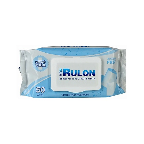 MON RULON Влажная туалетная бумага 50