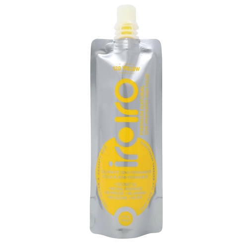 

IROIRO Семи-перманентный краситель для волос 120 YELLOW Желтый, Семи-перманентный краситель для волос 120 YELLOW Желтый