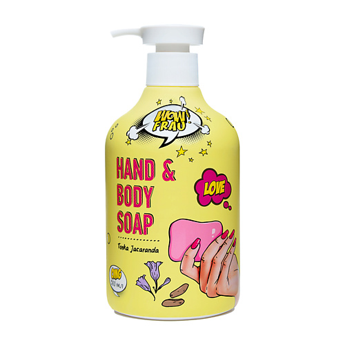 фото Wow frau мыло для рук и тела tonka jacaranda
