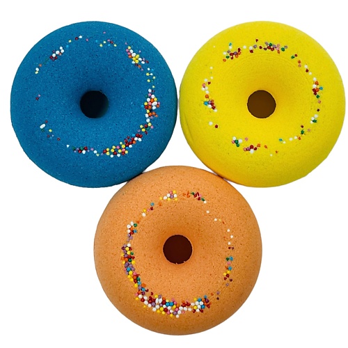 Бомбочки для ванны ECOBUBBLE Бомбочки для ванн набор пончиков