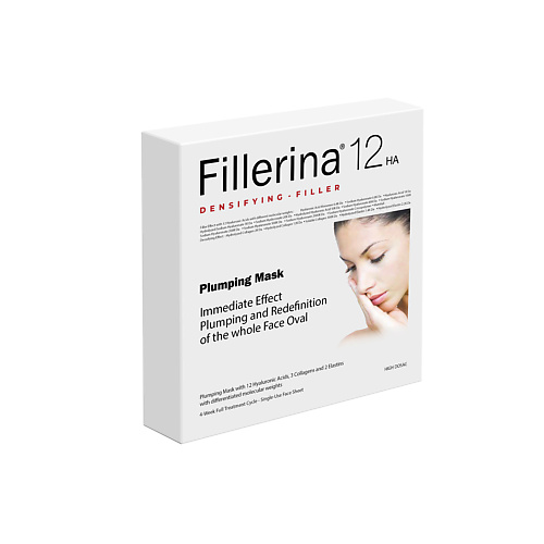 Маска для лица FILLERINA 12HA Densifying-Filler Маска тканевая для лица fillerina 12ha densifying filler eye cream grade 3
