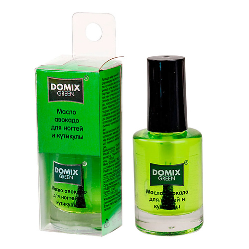 Масло для ногтей DOMIX GREEN Масло авокадо для ногтей и кутикулы domix green бальзам для роста и укрепления ногтей 150 мл зеленый