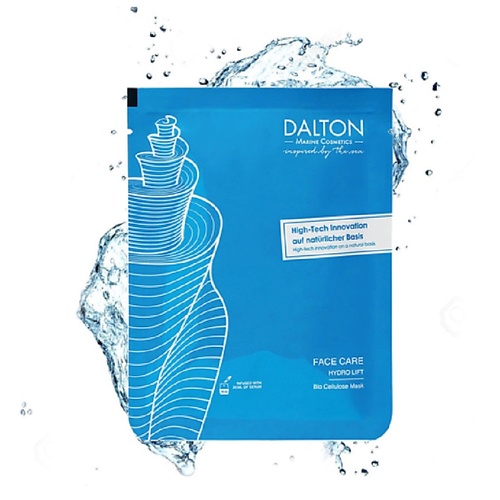 DALTON Увлажняющая биоцеллюлозная маска с экстрактом планктона 20 starskin маска для губ биоцеллюлозная увлажняющая