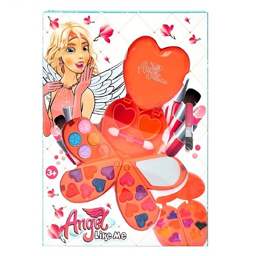 фото Angel like me набор детской декоративной косметики "сердце" трехслойный набор