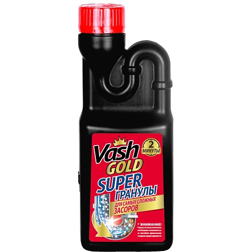 VASH GOLD Средство для прочистки труб гранулированное Super гранулы 600 средство для прочистки труб chirton горячей водой 80 г