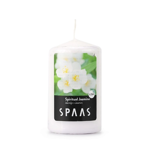 Свеча SPAAS Свеча-столбик ароматическая  Божественный жасмин
